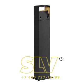 232125 LOGS 70 светильник IP44 c LED 8 Вт,3000К,250 Лм антрацит SLV 232125 LOGS 70 светильник IP44 c LED 8 Вт,3000К,250 Лм антрацит SLV