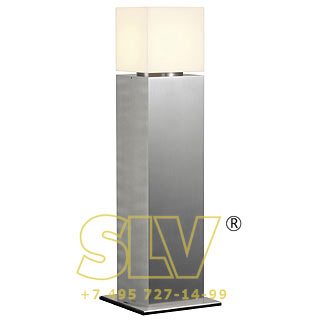 232246 SQUARE POLE 60 светильник IP44 для лампы ELT E 27 20Вт макс., матированный алюминий SLV 232246 SQUARE POLE 60 светильник IP44 для лампы ELT E 27 20Вт макс., матированный алюминий SLV