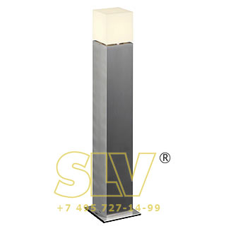 232249 SQUARE POLE 90 светильник IP44 для лампы ELT E 27 20Вт макс., матированный алюминий SLV