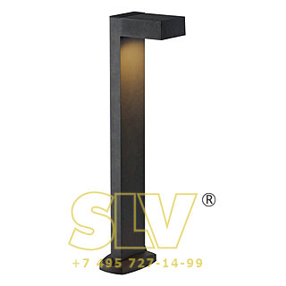 232295 QUADRASYL SL 75 светильник IP44 для лампы GX53 11Вт макс., антрацит SLV 232295 QUADRASYL SL 75 светильник IP44 для лампы GX53 11Вт макс., антрацит SLV