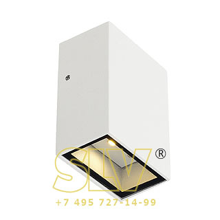 232461 QUAD 1 светильник настенный с PowerLED 3Вт,3000K, белый SLV 232461 QUAD 1 светильник настенный с PowerLED 3Вт,3000K, белый SLV