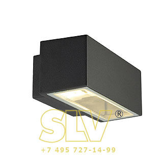 232485 BOX R7s светильник настенный для лампы R7s 78мм, 80Вт макс., антрацит SLV 232485 BOX R7s светильник настенный для лампы R7s 78мм, 80Вт макс., антрацит SLV
