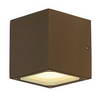 232537 SITRA CUBE светильник настенный IP44 для 2-х ламп GX53 по 9Вт макс., бурый
